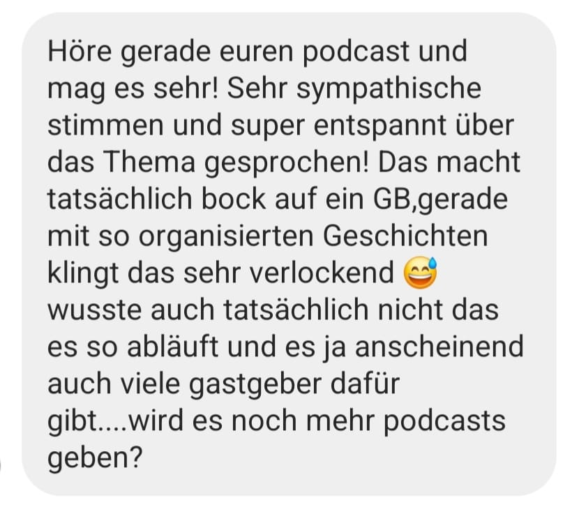 Hörer Feedback Lust auf Gangbang nach dem Swinger Podcast