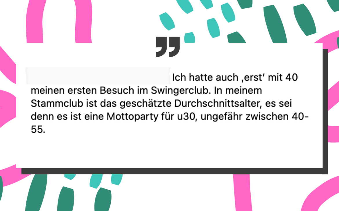 Wann ist man zu alt für den Swingerclub?